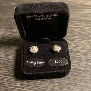 Macy’s Diamond Sterling Silver Earrings